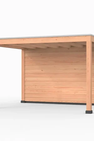 Rechtstreeks Van De Fabrikant Douglas overkapping, 400 x 300, met achterwand, Westwood Elegant